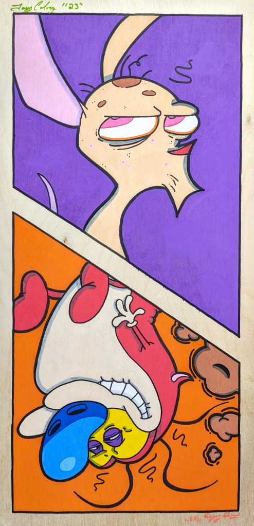 Drawing of Ren and Stimpy